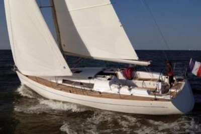 Centurion 45s sailboat under sail