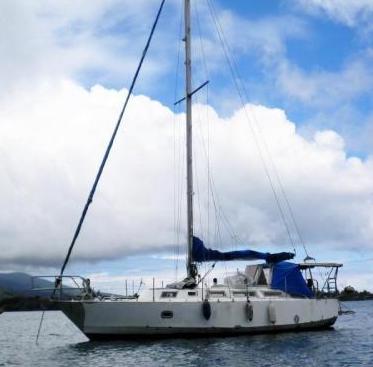 Chatam sailboat under sail