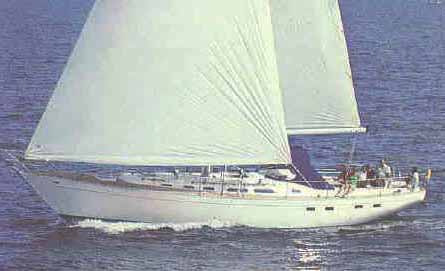 Wittholz 53 cheoy lee sailboat under sail