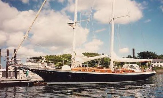 Cherubini 48 sailboat under sail