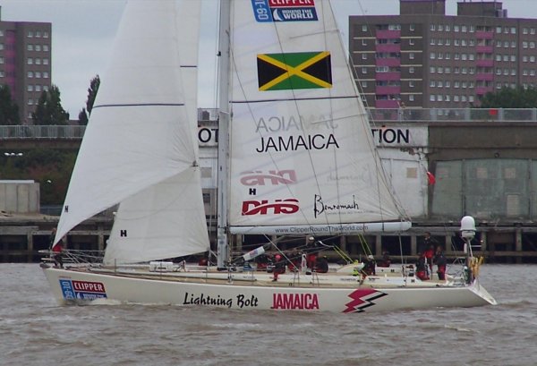 Clipper 68 sailboat under sail