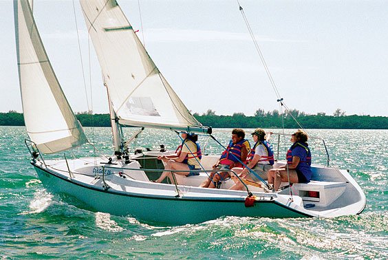 Colgate 26 sailboat under sail