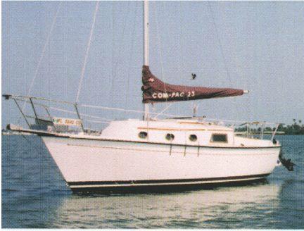 Com pac 25 sailboat under sail