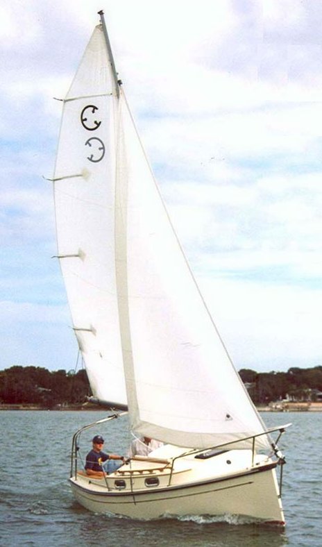 Com pac eclipse sailboat under sail