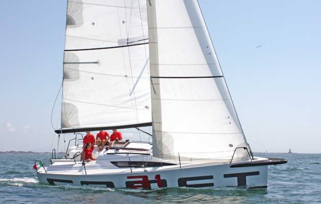 Comet 31s sailboat under sail