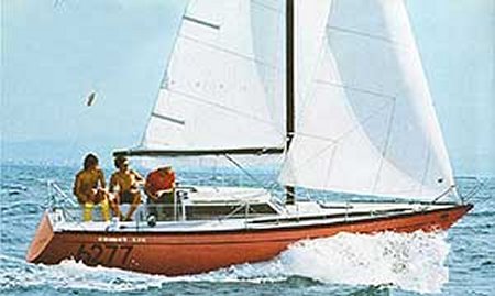 Comet 770 sailboat under sail