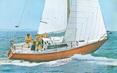 Comet 910 sailboat under sail