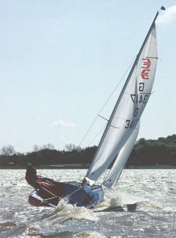 Conger sailboat under sail