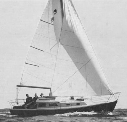 Contest 25 1 sailboat under sail