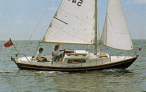 Corribee mkiii sailboat under sail
