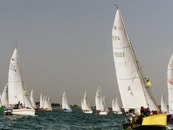 Corsaire sailboat under sail