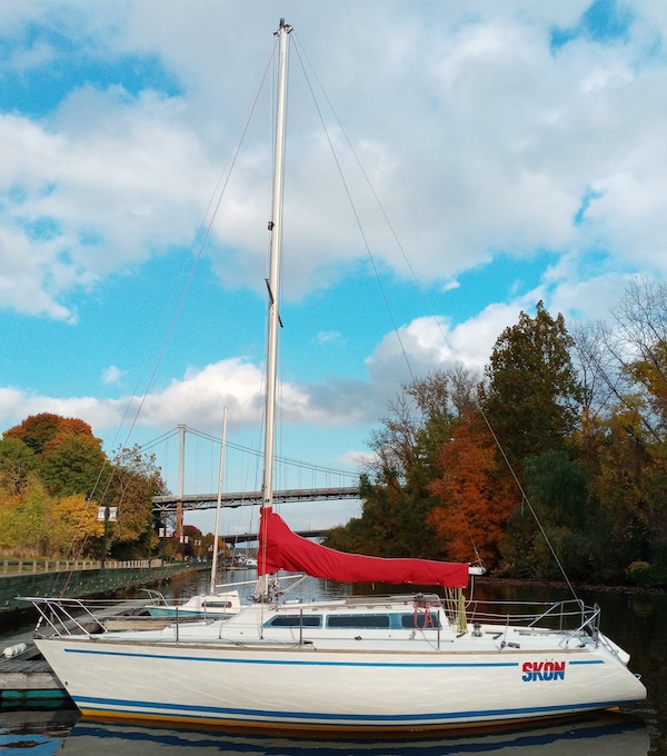 Show 27 sailboat under sail