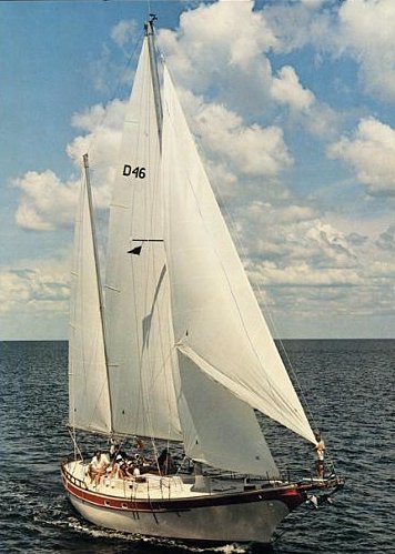Durbeck 46 d 46 sailboat under sail