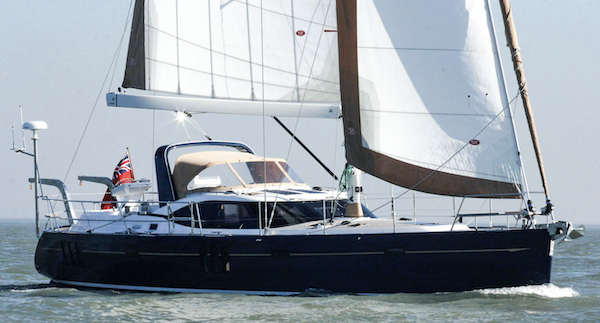 Southerly 540 sailboat under sail