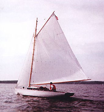 Dark harbor 17 12 sailboat under sail