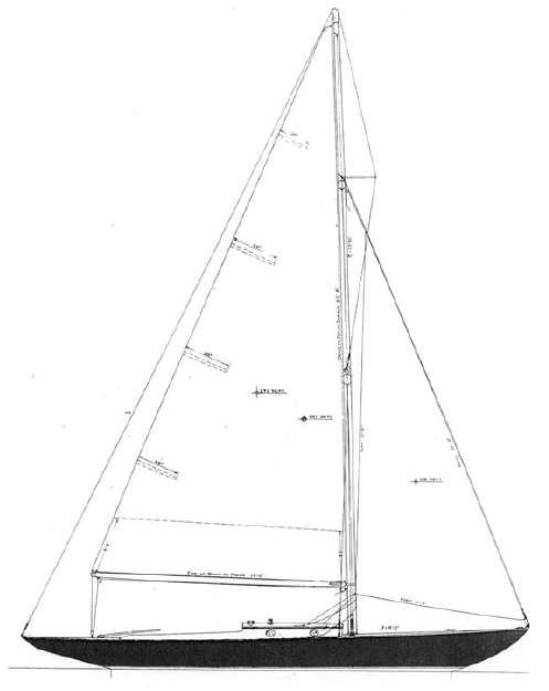 Dark harbor 20 sailboat under sail