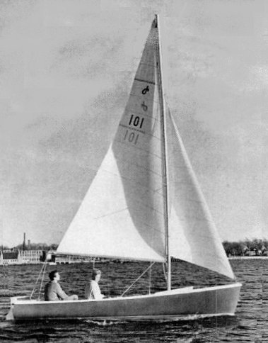 Defender 17 sailstar sailboat under sail