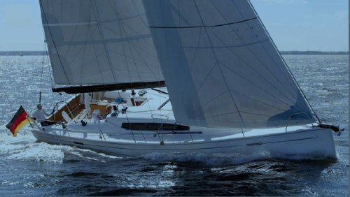 Dehler 41 sailboat under sail