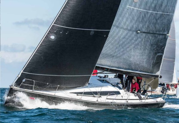 Dehler 42 sailboat under sail