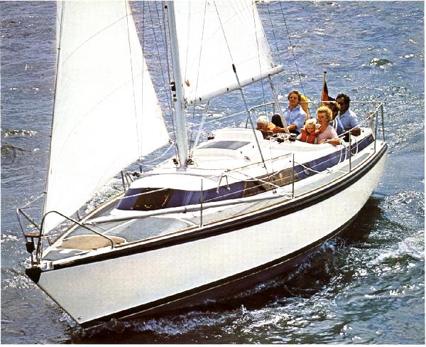 Duetta 86 dehler sailboat under sail