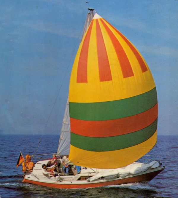 Delanta 80 dehler sailboat under sail