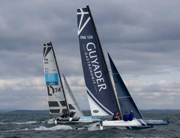 Diam 24 sailboat under sail