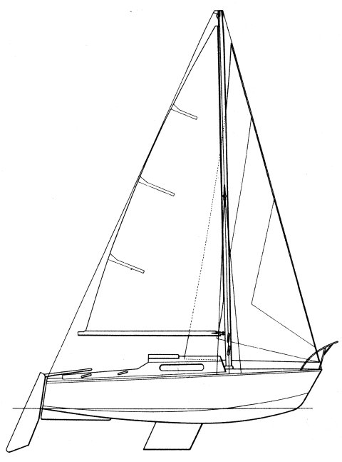 Dragonfly buchanan sailboat under sail