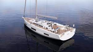 Dufour 470 sailboat under sail