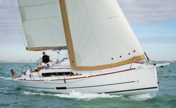 Dufour 350 grand large sailboat under sail
