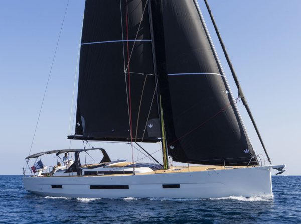 Dufour 63 sailboat under sail