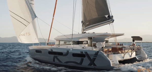 Excess 15 sailboat under sail