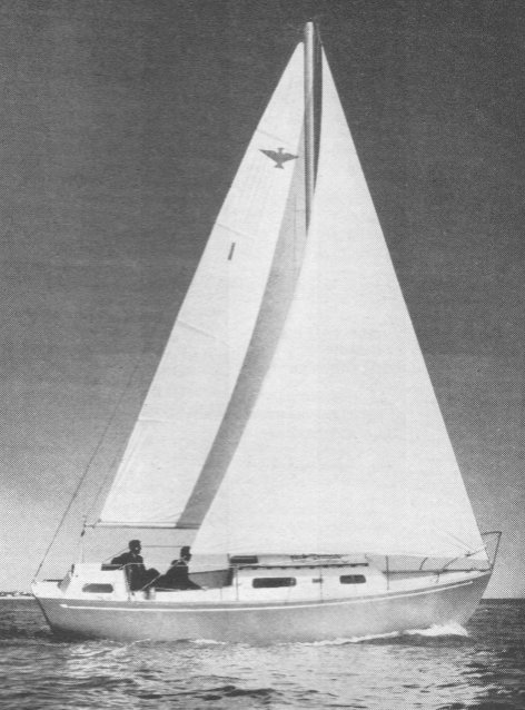 Eagle 27 sailboat under sail