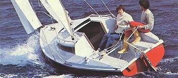 Edel 2 sailboat under sail