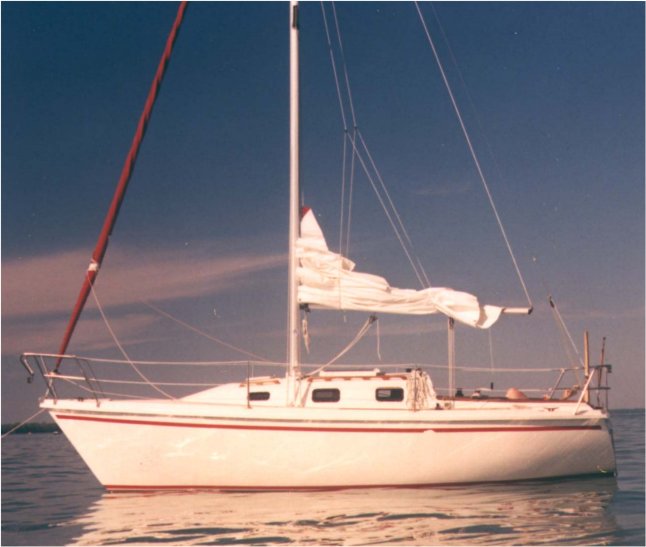 Edel 760 740 sailboat under sail