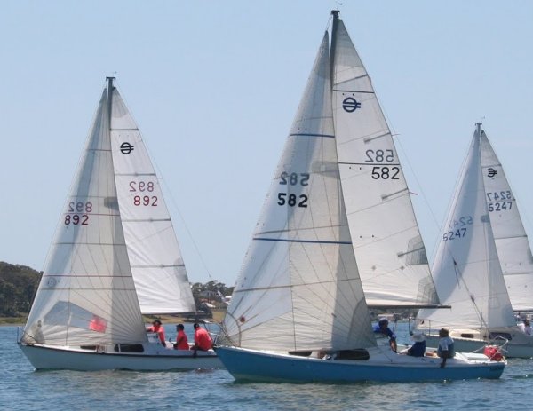 Endeavour 24 aus sailboat under sail