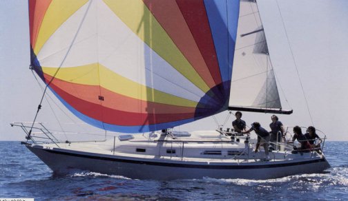 Ericson 32 3 sailboat under sail