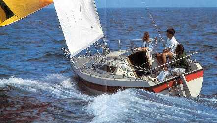 Etap 23i sailboat under sail