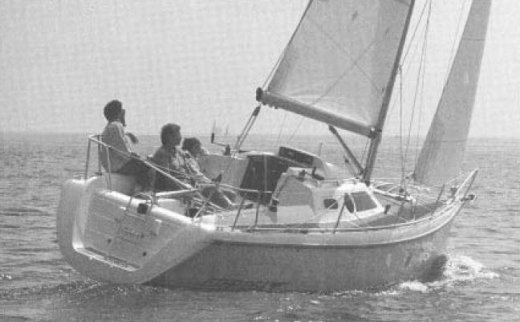 Etap 26i sailboat under sail