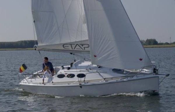 Etap 26s sailboat under sail