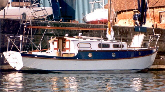 Eventide 26 sailboat under sail