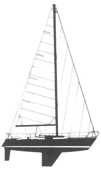 Express 30m killing sailboat under sail