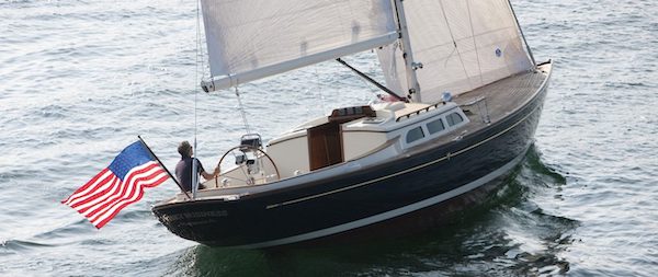 M42 morris sailboat under sail
