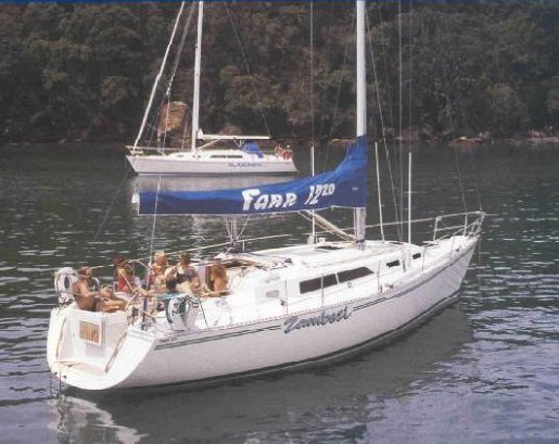 Farr 1220 sailboat under sail