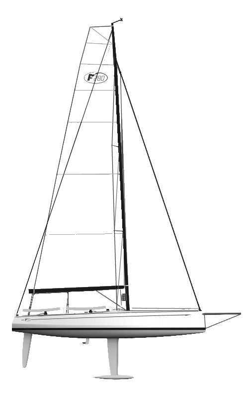 Farr 280 sailboat under sail