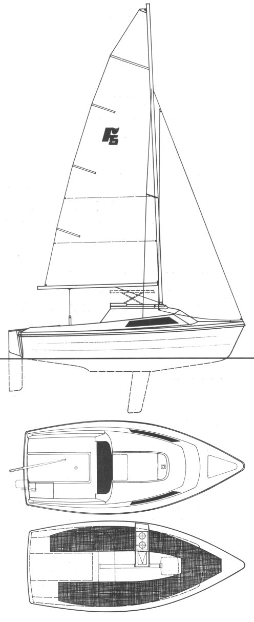 Farr 5000 sailboat under sail