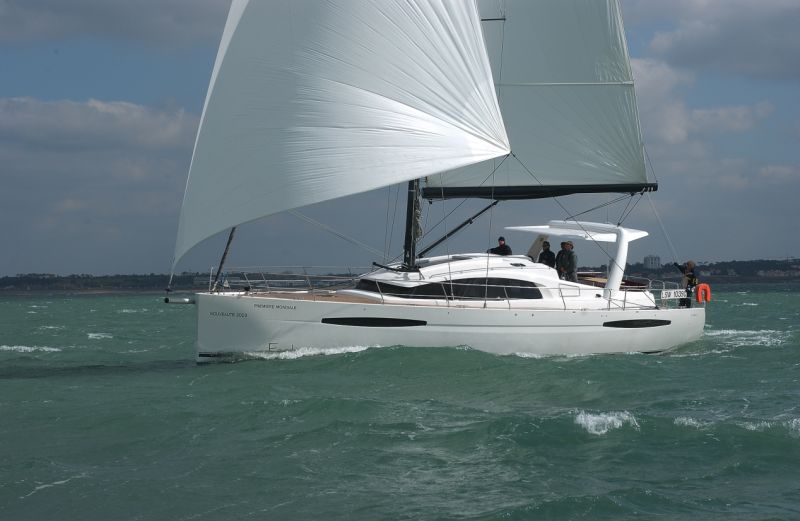 Feeling 55 sailboat under sail