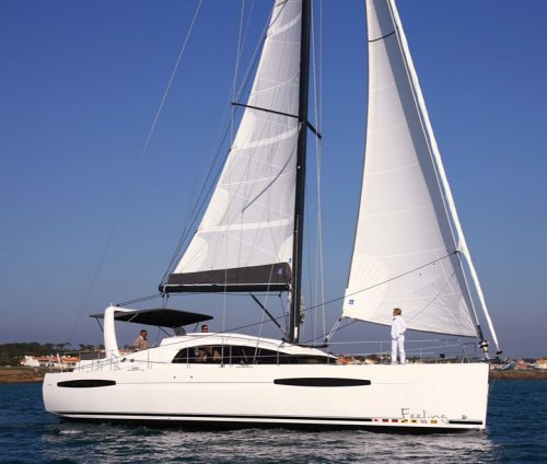 Feeling 52 sailboat under sail