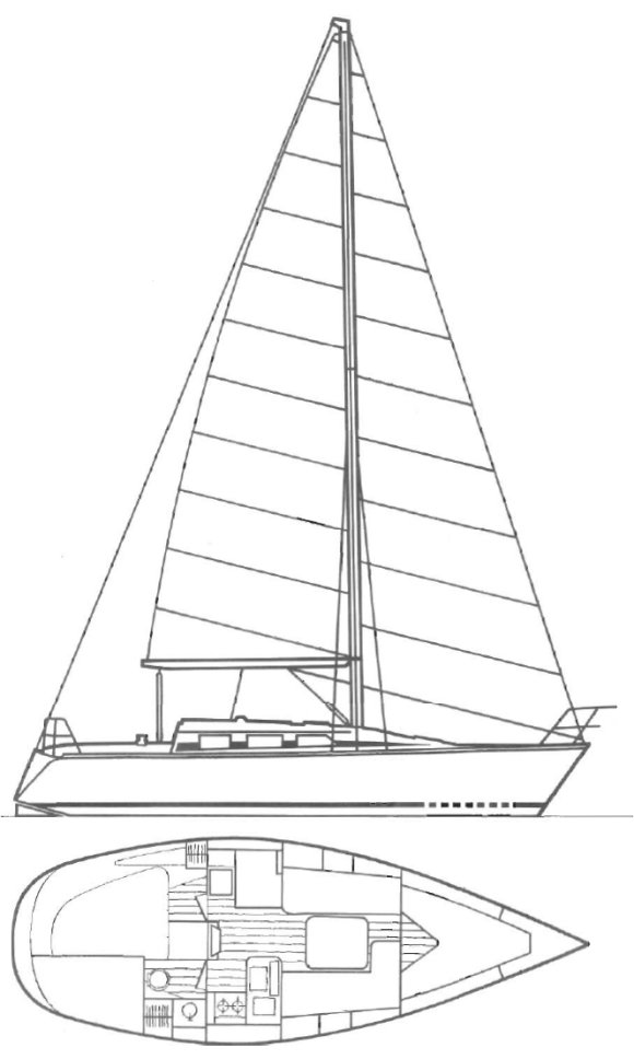 Feeling 920 sailboat under sail