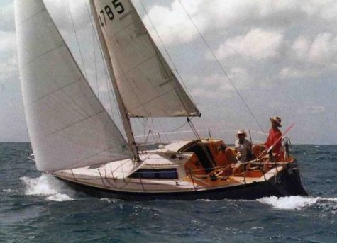 Flot 18 sailboat under sail