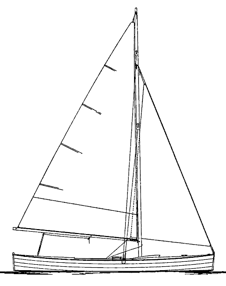 Flying saucer atkin sailboat under sail